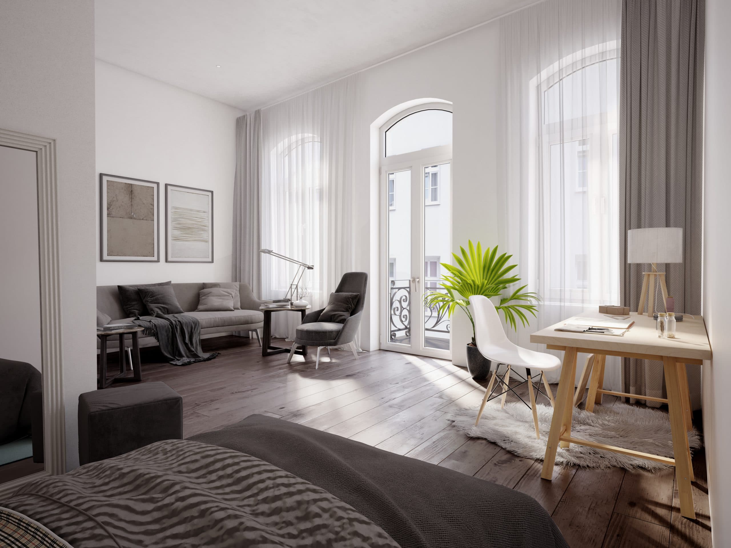INTERIOR – BALCONY ROOM